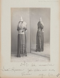 Página de Álbum: House of Worth, Vestido de Photographer French
