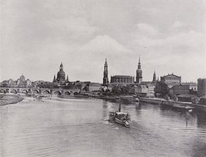 Cidade velha do Marienbrucke (foto a p/b) de Photographer German