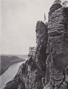 Bastei rochas (foto a p/b) de Photographer German