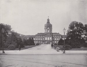 Charlottenburg, Palácio da Cidade (foto a p/b) de Photographer German