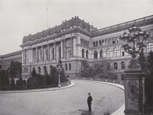 Charlottenburg, Universidade Técnica (foto a p/b) de Photographer German