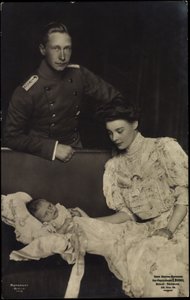Par do Príncipe Herdeiro, Friedrich Wilhelm, Cecilie, RPH 1418 de Photographer German