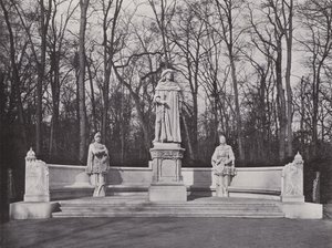 Monumento na Avenida da Vitória, Eleitor Friedrich I (foto a p/b) de Photographer German