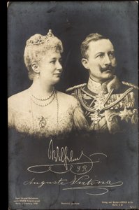 Imperador Wilhelm II, Auguste Viktoria, Liersch 1250 de Photographer German