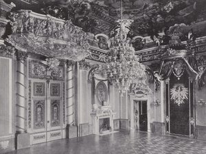 Castelo Real, sala do trono (foto a p/b) de Photographer German