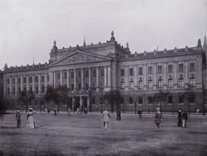 Leipzig: Universidade Real (foto a p/b) de Photographer German