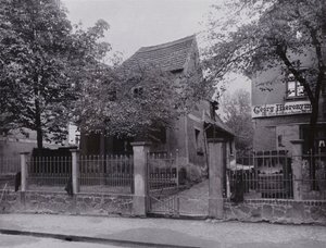 Leipzig: Schiller House em Gohlis (foto a p/b) de Photographer German