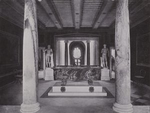 Potsdam, Charlottenhof, Romische Bader (foto a p/b) de Photographer German