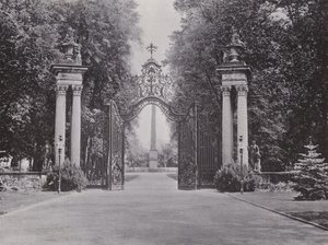 Potsdam, Entrada do Parque de Sanssouci (foto a p/b) de Photographer German