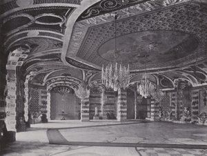 Potsdam, New Palace, Shell Hall (foto a p/b) de Photographer German