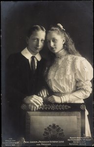 O Príncipe Joaquim e a Princesa Victoria Luise de Photographer German
