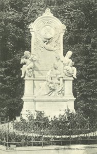 Robert Schumann Memorial, Bonn, Alemanha (foto a p/b) de Photographer German