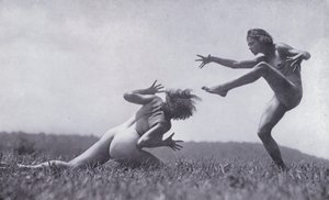 The Body Beautiful, Physical Culture for Women (foto a p/b) de Photographer German