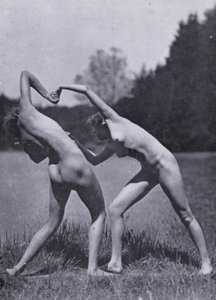 The Body Beautiful, Physical Culture for Women (foto a p/b) de Photographer German