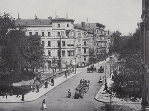 Von der Heydt-Brucke e Bendler-Strasse (foto a p/b) de Photographer German
