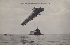 Zeppelin LZ III (foto a p/b) de Photographer German