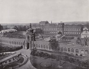 Zwinger, vista geral (foto a p/b) de Photographer German