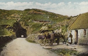Irlanda do Sul: Túnel perto de Glengarriff, Condado de Cork (foto a cores) de Photographer Irish