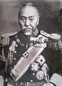 Almirante Togo (foto a p/b) de Photographer Japanese