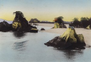 Japão, c.1912: Matsushima, no Mar Interior, uma das três cenas notáveis do Japão (foto) de Photographer Japanese