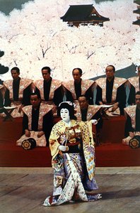 Japonês Kabuki Play (foto) de Photographer Japanese