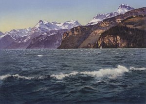 Lago Uri na Fohnsturm (fotografia a cores)