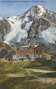 Kleine Scheidegg, Suíça (fotografia a cores)