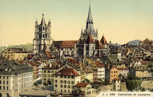 Catedral de Lausanne (fotografia a cores)