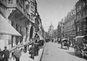 Rua Fleet, Cidade de Londres, c1900 1911