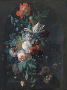 Vaso com flores, de Jan Van Huysum de Pictufy