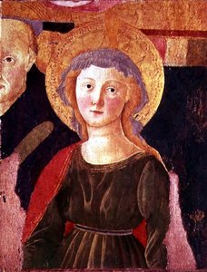 São Pedro Mártir e uma Santa Feminina (detalhe)