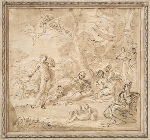 Apollo e Daphne de Pier Francesco Mola