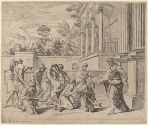 Joseph Identificando-se a Seus Irmãos de Pier Francesco Mola