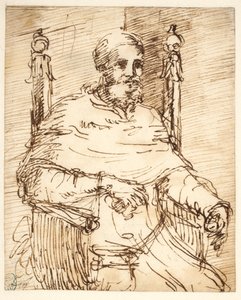 Retrato do Papa Júlio II, depois de Rafael de Pier Francesco Mola