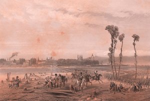 Encontro de imperadores da França e da Áustria em Villafranca di Verona de Blaise Nicolas Le Sueur