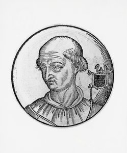 Retrato de Bento VIII (Teófilo III do Tosculo, cerca de 980-1024) de Blaise Nicolas Le Sueur