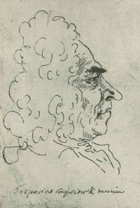 Francesco Gasparini (por Pier Leone Ghezzi) Rom, Bibl Vat - Codici Ottoboniani latini 3113, fol8 de Pier Leone Ghezzi