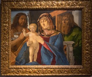 Madonna com Criança e São João Batista e Santo André de Pier Maria Pennacchi
