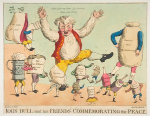 John Bull e seus amigos comemorando a paz, ca. 1801