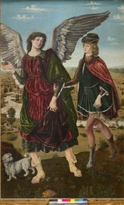 O Arcanjo Rafael e Tobias, 1465-70