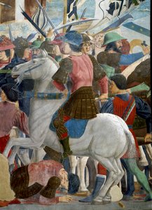A Lenda da Verdadeira Cruz, a Batalha de Heraclius e Chosroes, completou 1464 (detalhe)