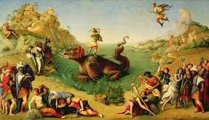Perseus Rescuing Andromeda, c.1510-13 (tela a óleo) de Piero di Cosimo