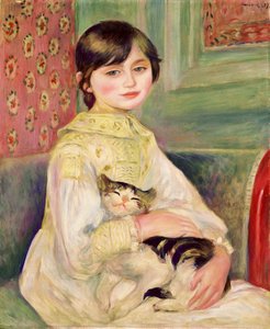 Julie Manet, também conhecida como o Menino Gato de Pierre-Auguste Renoir