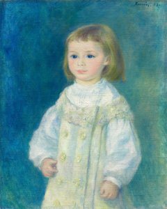 Lucie Berard (Criança de branco) de Pierre-Auguste Renoir