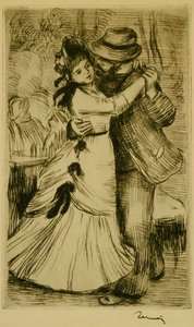 A Dança no Campo de Pierre-Auguste Renoir