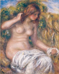 Mulher junto à Primavera de Pierre-Auguste Renoir