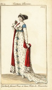 Mulher com o cabelo amarrado com uma grinalda, Paris