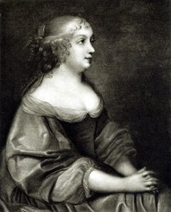 Retrato de Ana da Áustria (1601 - 1666), Rainha de França e Navarra, mãe de Luís XIV de Pierre (after) Mignard