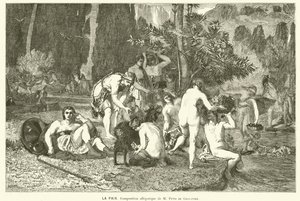 Paz (gravura) de Pierre (after) Puvis de Chavannes
