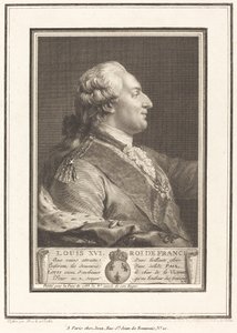 Luís XVI, rei da França de Pierre Adrien Le Beau after Benedict Alphonse Nicolet